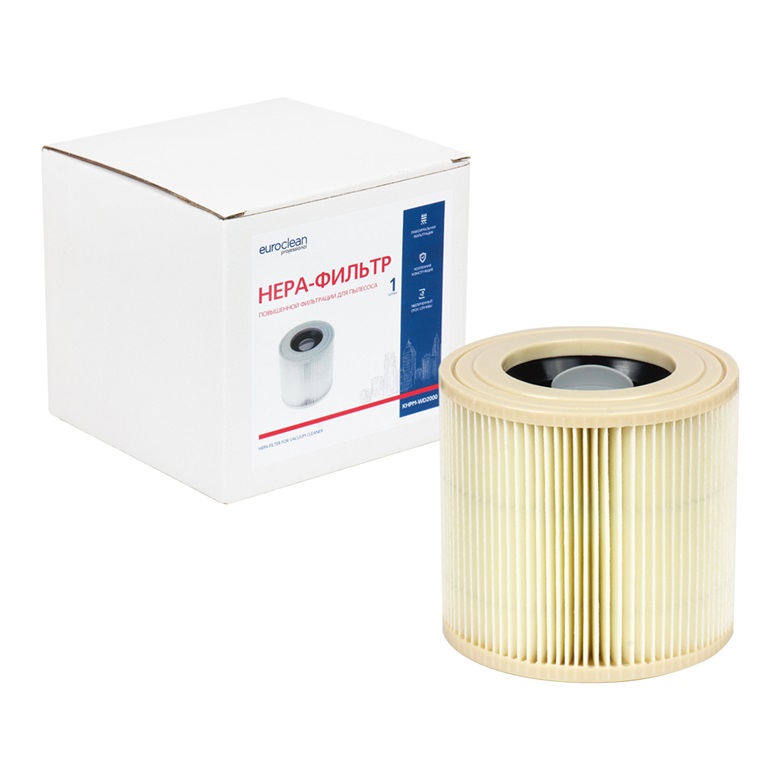 KHPM-WD2000 HEPA-фильтр Euroclean целлюлозный повышенной фильтрации, аналог Керхер 2.889-219.0