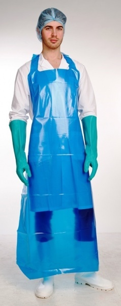 330215 Фартук HACCPER Evatex Transparent Blue 200, 1500х830мм