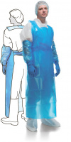 Фартук HACCPER Evatex Transparent Blue 100, Extra Line, 330115, уп.