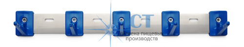 501005B Органайзер настенный HACCPER Control Point для 5 предметов, синий