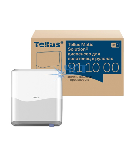 911000 Tellus Matic Solution® диспенсер для полотенец в рулонах, белый