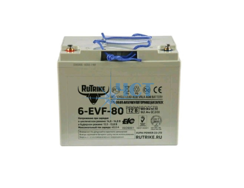 Аккумулятор RuTrike 6-EVF-80(12V80A/H C3)