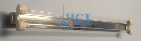 Установка ультрафиолетовая бактерицидная УФБО ОБН-02х75 (нерж., IP54 с тефл. лампами)