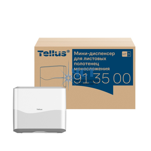 913500 Tellus мини-диспенсер для листовых полотенец моносложения, белый HT3