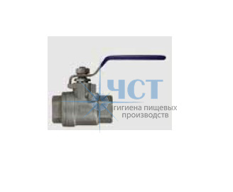 Кран 2-х ходовой нерж. сталь 140 бар; 80 гр; 3/8"г-г