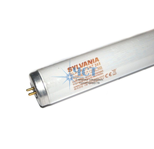 Лампа ультрафиолетовая SYLVANIA 40W/T12/4ft/BL368 FEP Shater Resistant G13 1,2м 365Нm плёнка 