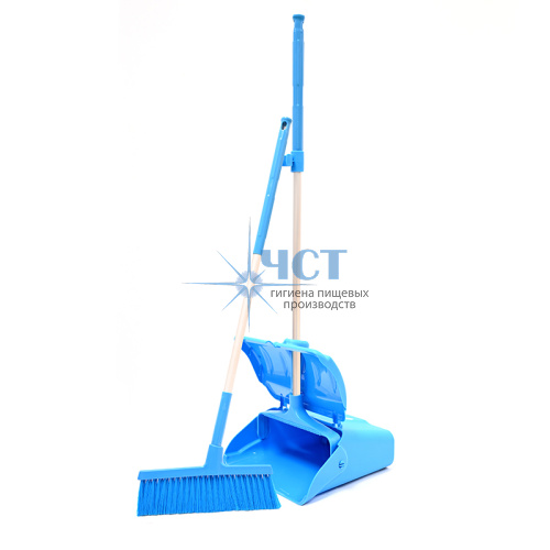 150033 Метла с совоком ловушка, синяя