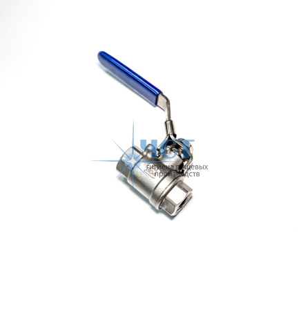 20-000220.5 Шаровый кран 1/2" голубой (общая)