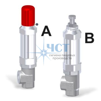 Клапан предохранительный VS 1100 вход 3/8"г; 3/8"г 40 л/мин 1000 бар