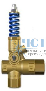 Регулятор потока VB 85/310; вход 1/2"г, выход 1/2"г. с входом для манометра 80 л/мин 310 бар