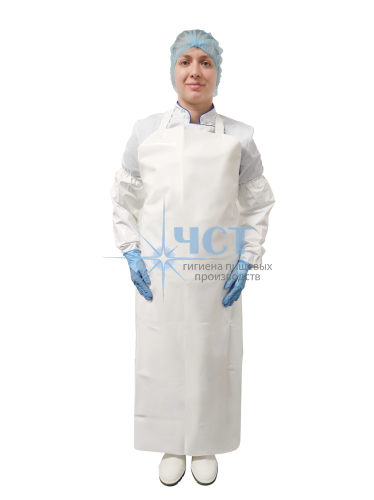 550325 Фартук полиуретановый многоразовый HACCPER Uretex HARDWHITE 1210х890мм, 300мкм, белый