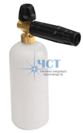 Пенная насадка LS 3 вход 1/4"г, с бачком 1л.