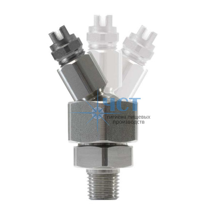 Форсункодержатель без форсунки, вход 1/4 ш NPT, выход 1/4г NPT