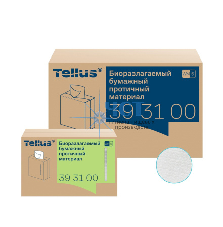 393100 Tellus биоразлагаемый бумажный протирочный материал