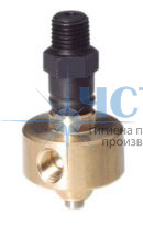 Вращающийся фитинг URF 180; 30 л/мин; 250 бар; 80 град. вход 1/4 ш. выход 2х 1/8 г.
