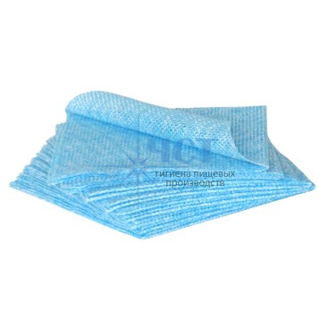 Салфетки вискозные HACCPER LS Blue,  400х400 мм, 10 шт/упак